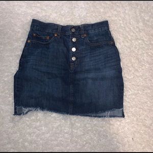 Gap jean skirt
